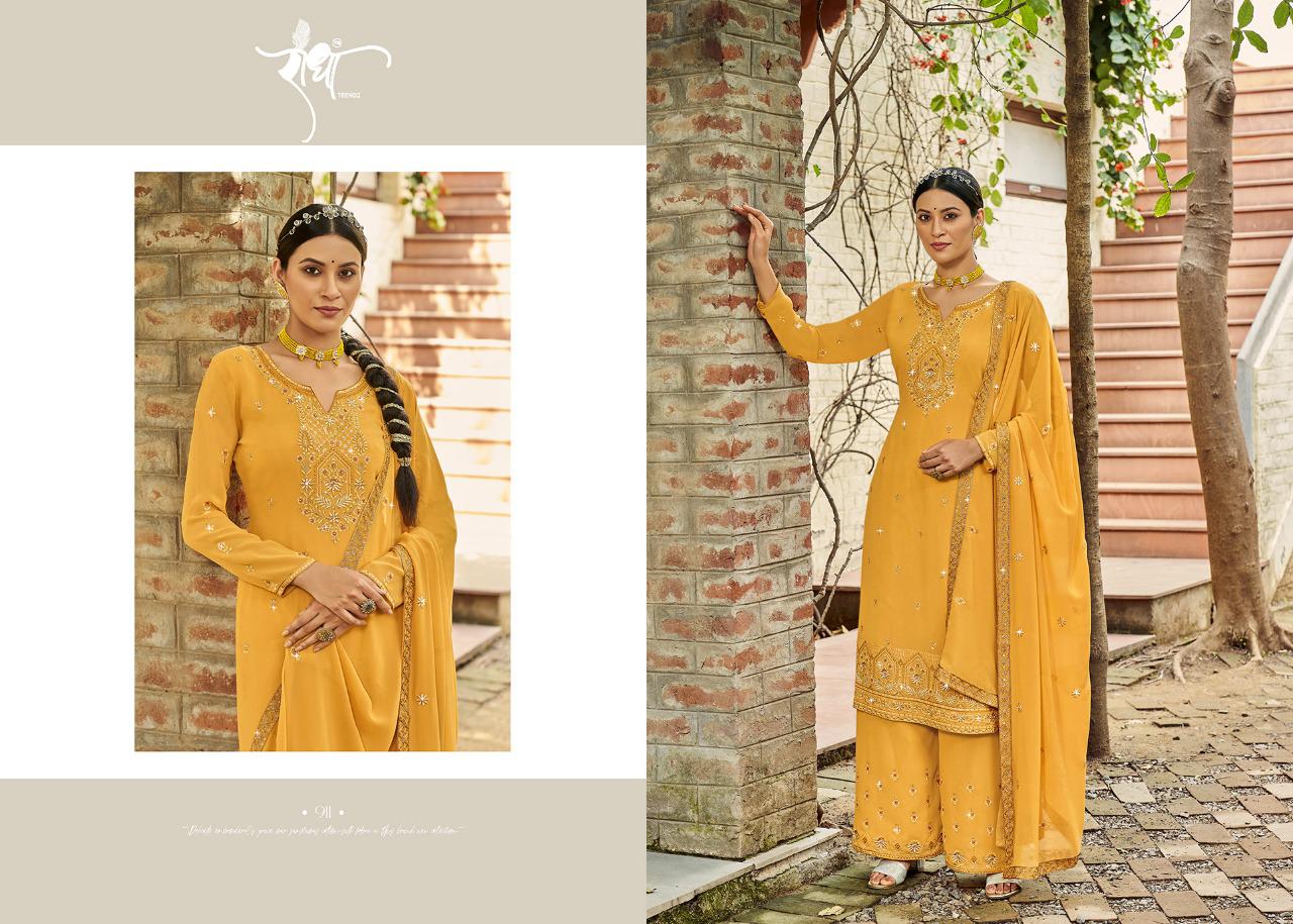 Radha Sakhi Heavy Wedding Wear Georgette Fancy Designer Salwar Suit Collection